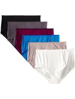 Fruit of the Loom Women's 5 Pack Microfiber Low Rise Hipster