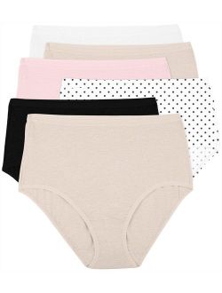 6-pk. Ultra Soft Solid Brief Panties