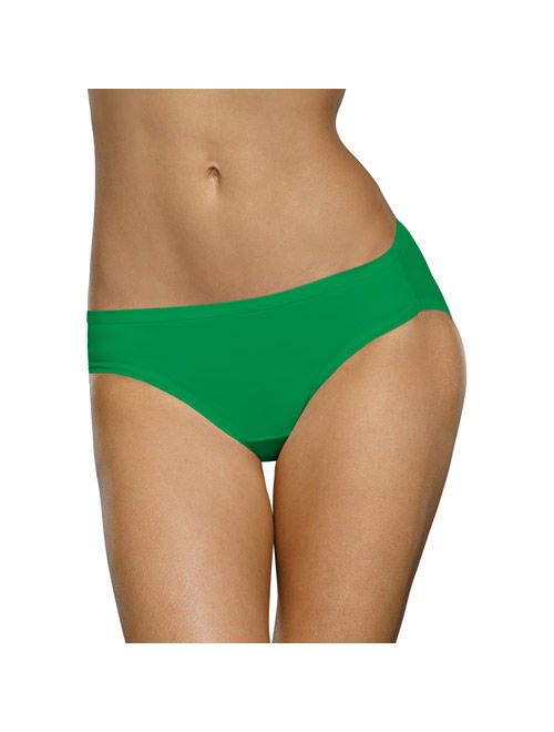 Fruit of the Loom Women's 6pk Microfiber Bikini