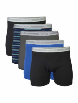 Men's Dyed Assorted Boxer Brief Underwear, 5-Pack