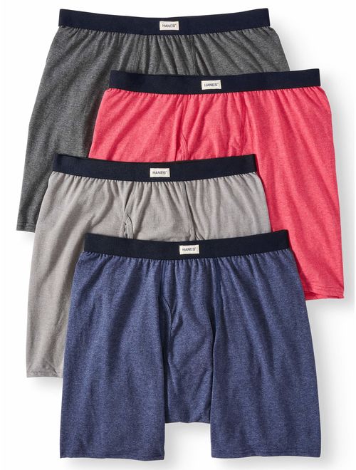 Buy Hanes Men's EcoSmart Boxer Briefs, 4-Pack online | Topofstyle