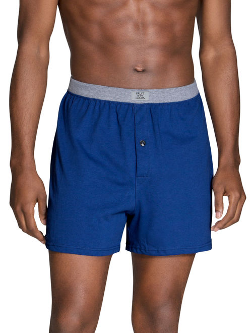 Fruit of the Loom Men's Dual Defense Assorted Knit Boxers, 5 Pack