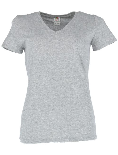 Fruit of the Loom Women's Cotton V Neck Tee Shirt