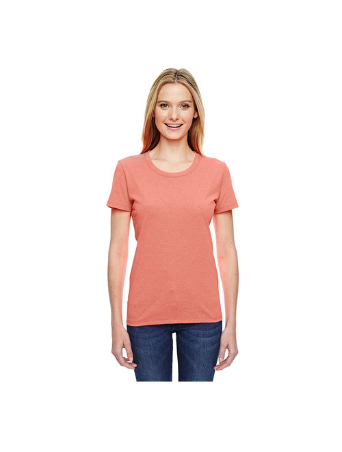 Fruit of the Loom Women's Athletic Crewneck T-Shirt, Style L3930R