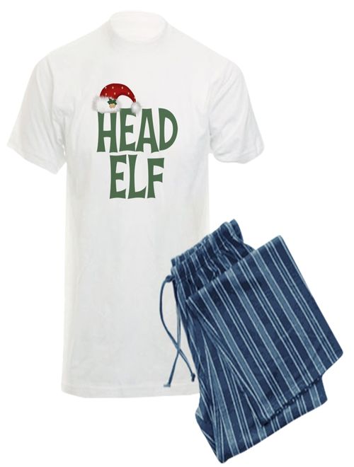 CafePress - Head Elf - Men's Light Pajamas