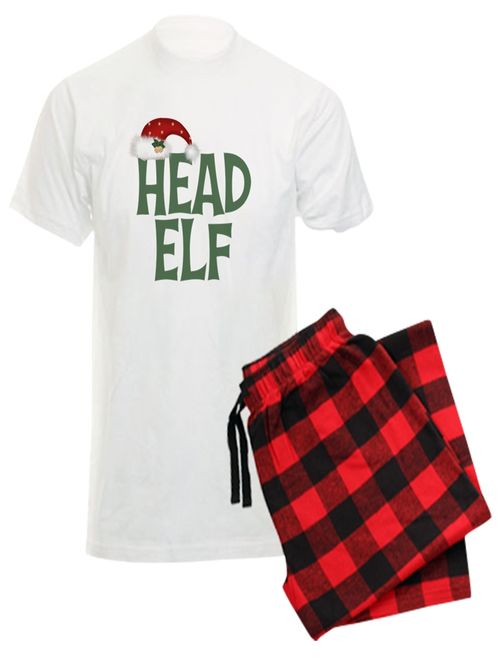 CafePress - Head Elf - Men's Light Pajamas