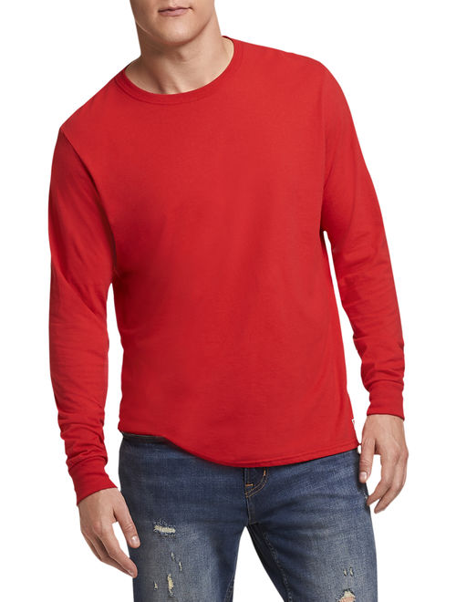 Russell Athletic Men's Essential Dri-Power Long Sleeve T-Shirt with 30+ UPF