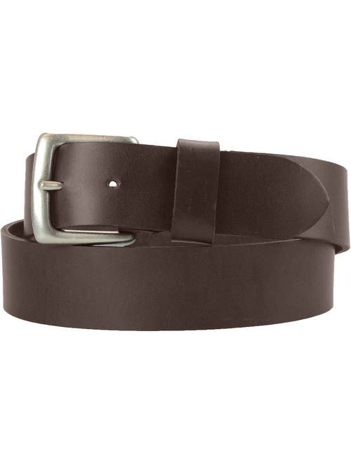 1-1/2 in. US Steer Hide Harness Leather Men's Belt w/ Antq. Nickel Buckle