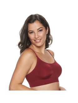 Blissful Benefits by Warner's Women's Easy Size No Dig Band Seamless Wire-Free Bra RM0911W