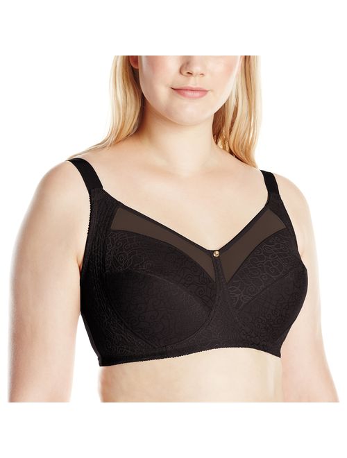 Just My Size Women's Plus Size comfort shaping jacquard wire free bra, Style 1Q20