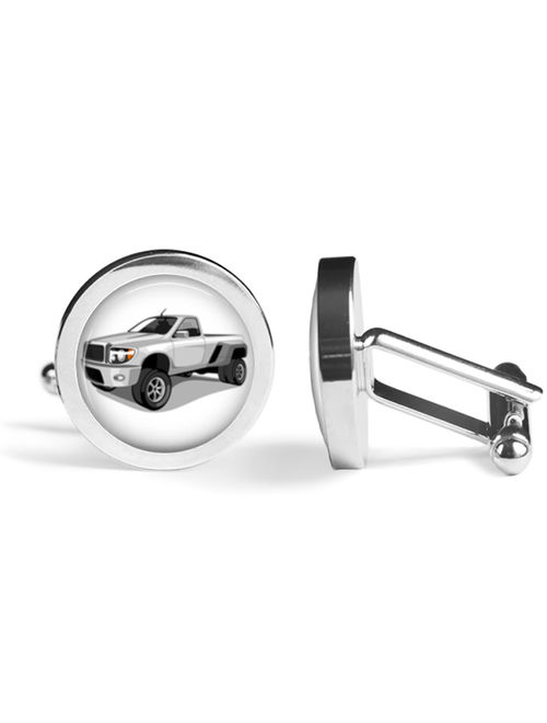 4x4 Pickup Cufflinks Truck Cuff Links (Angled Edition)