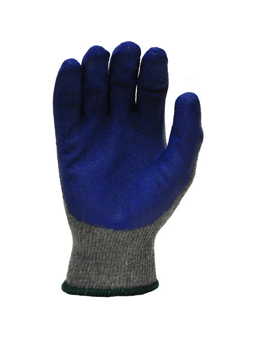 G & F 3100S-DZ Knit Work Gloves, Textured Rubber Latex Coated for Construction, 12-Pairs, Men's Small