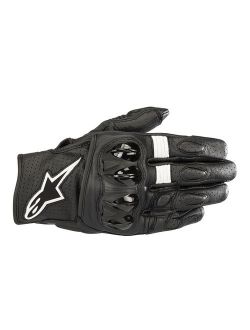 Alpinestars Celer V2 Mens Leather Gloves Black/White
