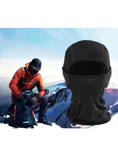 Outgeek Ski Mask Black Balaclava Full Face Mask Motorcycle Cycling Mask