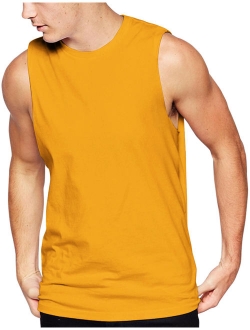 Men's Sleeveless Tee Shirts Muscle Gym Tank Top
