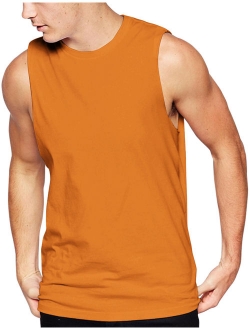 Men's Sleeveless Tee Shirts Muscle Gym Tank Top