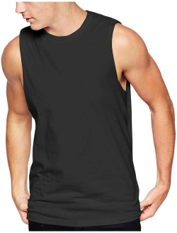 Men's Sleeveless Tee Shirts Muscle Gym Tank Top