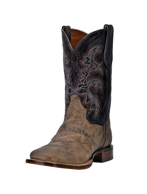 Dan Post Western Boots Mens Franklin Cowboy Mad Cat Sand Black DP2815