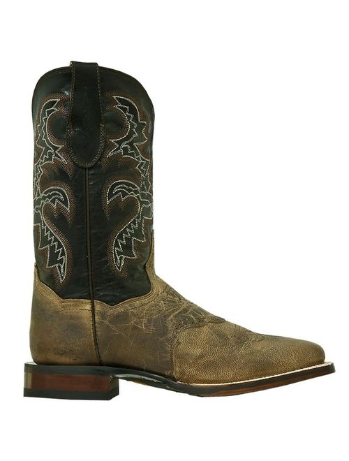 Dan Post Western Boots Mens Franklin Cowboy Mad Cat Sand Black DP2815