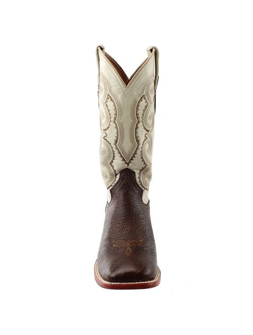 Western Boots Mens Cowboy Smooth Ostrich Kango Red 10293-07