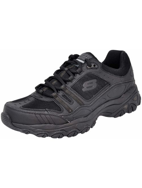 Skechers Men's After Burn Memory Fit Strike Off Lace-Up Sneaker