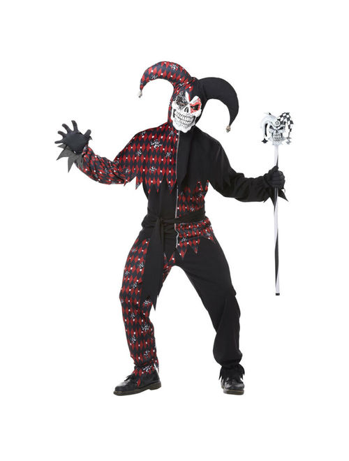 Mens Sinister Jester Halloween Costume