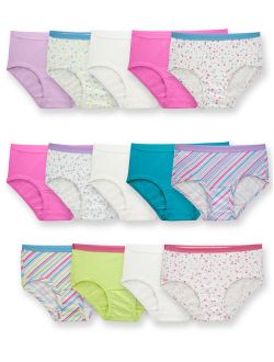 Assorted Cotton Brief, 12 Pack (Little Girls & Big Girls)