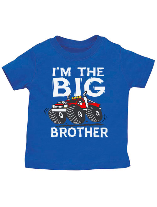 Big Brother Monster Truck Toddler & Youth Tee Shirt (3T)