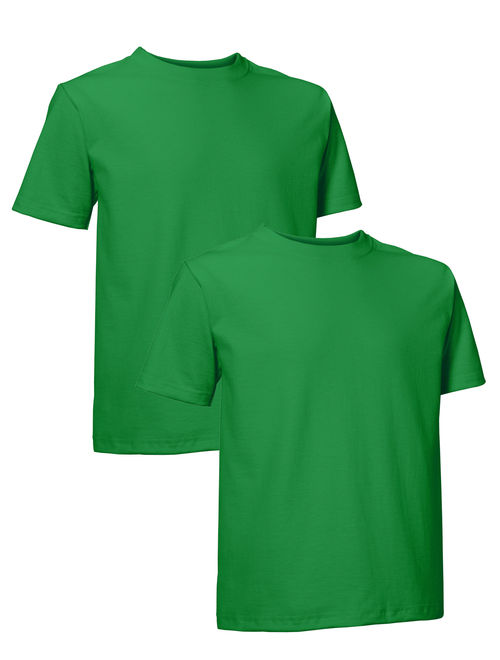 Fruit of the Loom Short Sleeve Crew Neck T-Shirts, 2 Pack (Little Boys & Big Boys)