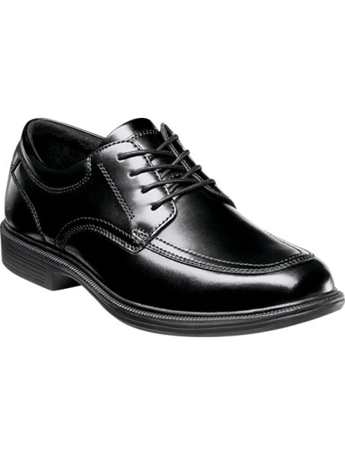 nunn bush men's bourbon st lace-up oxford,black,10 w us