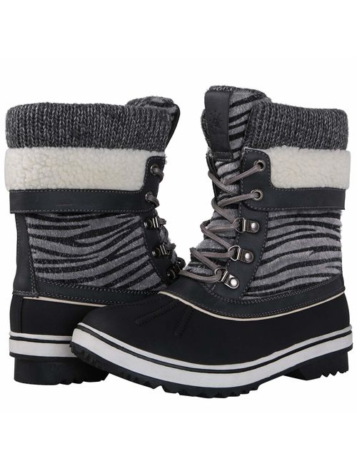 GLOBALWIN Women's Waterproof Winter Snow Boots