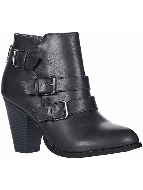 Forever - Women's 3 Buckle Bootie