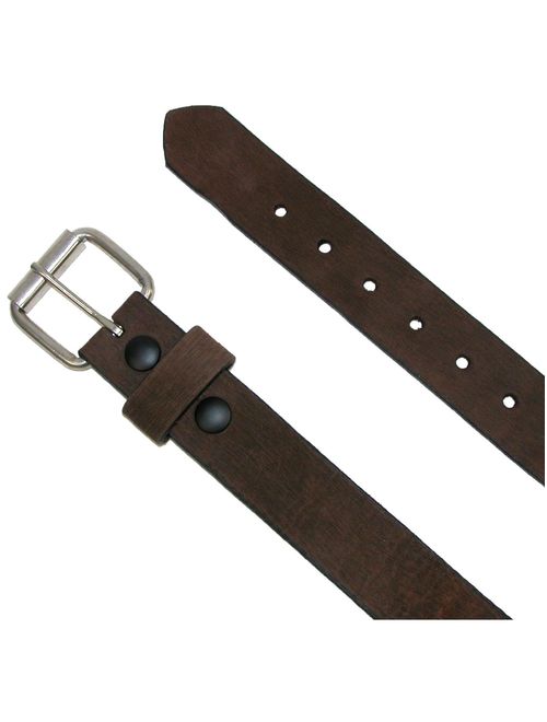 Men's Bark Leather 1.5 Inch Belt