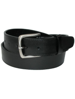 Men's Leather Money Belt Removable Buckle