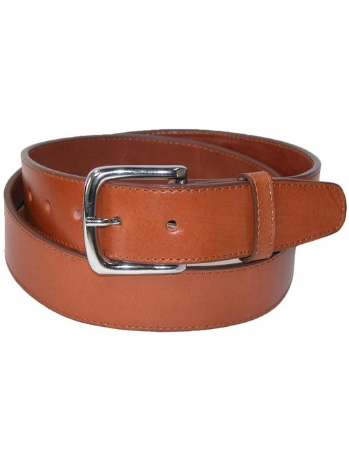 Men's Leather Money Belt Removable Buckle