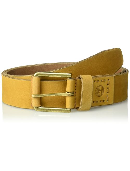 Timberland Men's Adjustable Buckle Casual Leather Belt