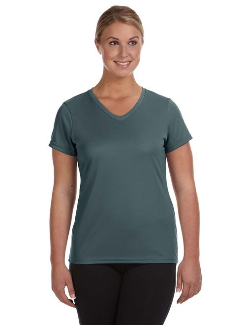 Moisture-Wicking V-Neck T-Shirt