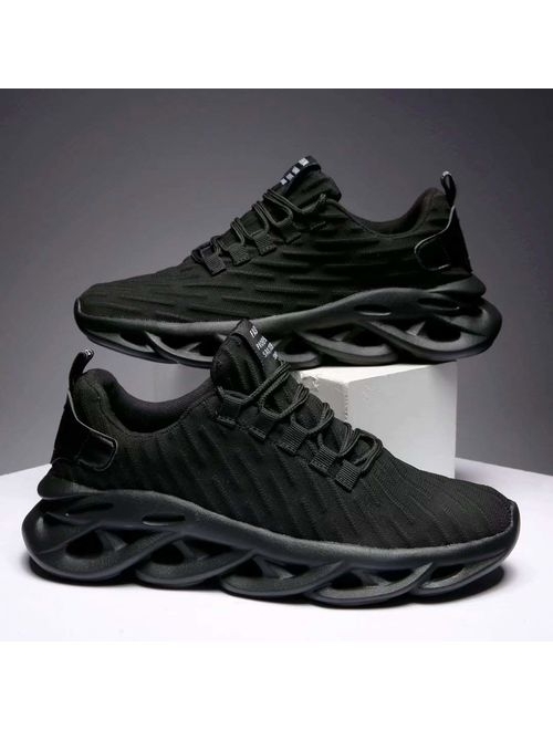 men's fashion running breathable shoes sports casual walking athletic sneakers