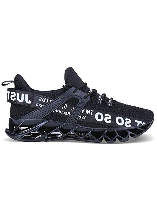 UMYOGO Mens Athletic Walking Blade Just So So Walking Running Shoes Cum Fashion Sneakers