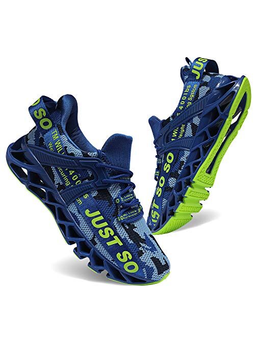 UMYOGO Mens Athletic Walking Blade Just So So Walking Running Shoes Cum Fashion Sneakers