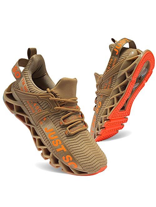 UMYOGO Mens Athletic Walking Blade Just So So Walking Running Shoes Cum Fashion Sneakers