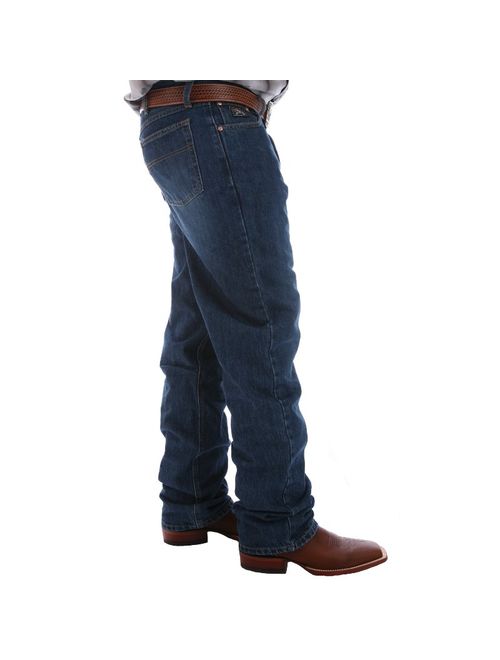 Cinch Apparel Mens Black Label Relaxed Fit Dark Stonewash Jeans