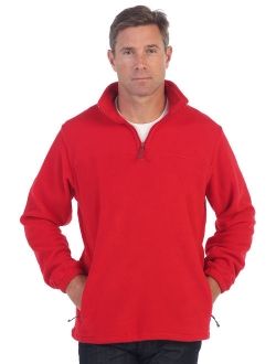 Mens Half Zip Polar Fleece Jacket