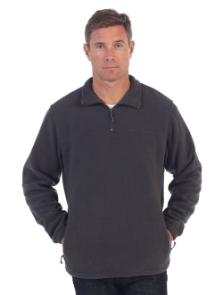 Mens Half Zip Polar Fleece Jacket