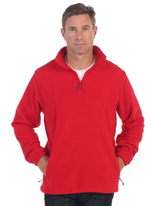 Gioberti Mens Half Zip Polar Fleece Jacket