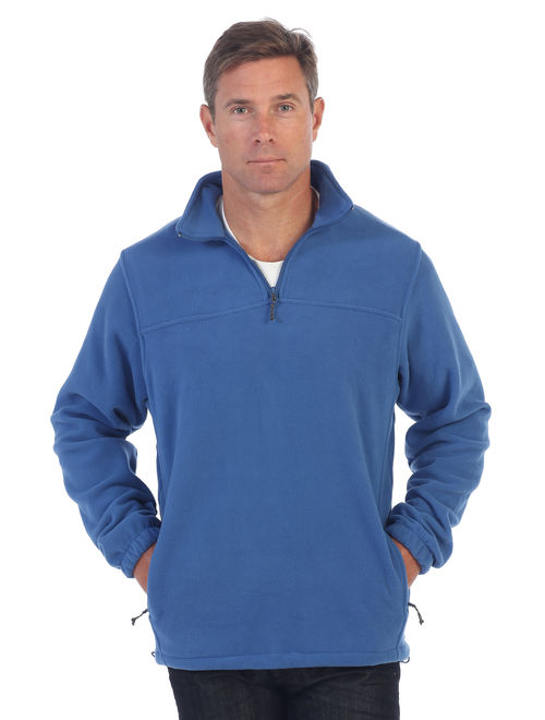 Gioberti Mens Half Zip Polar Fleece Jacket