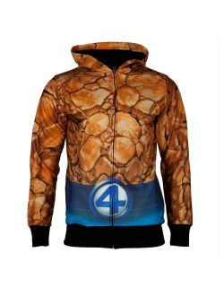 Fantastic Four - The Thing All Over Costume Zip Hoodie