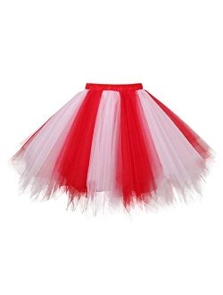 Topdress Women's 1950s Vintage Tutu Petticoat Ballet Skirt (26 Colors)