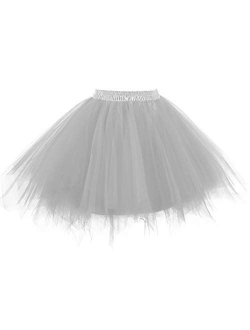 Topdress Women's 1950s Vintage Tutu Petticoat Ballet Skirt (26 Colors)