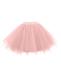 Topdress Women's 1950s Vintage Tutu Petticoat Ballet Skirt (26 Colors)